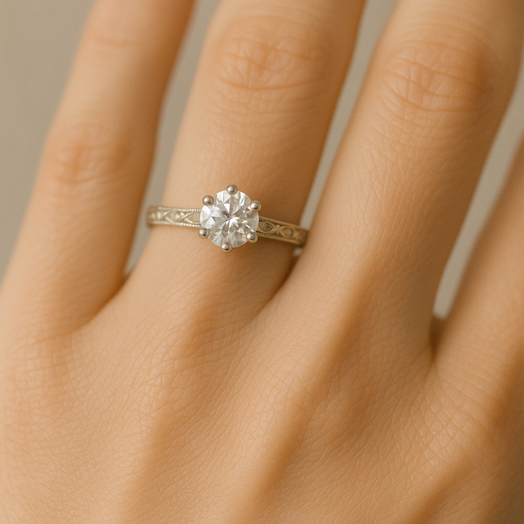 Anel prata 925 chuverinho brilhamtes (Tamanho 17)