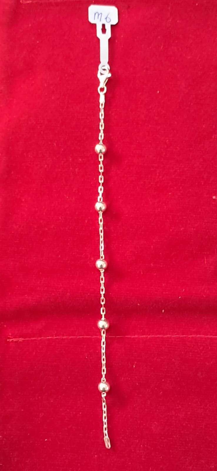 Pulseira em prata 925 tamanho 18 cm Mod 6